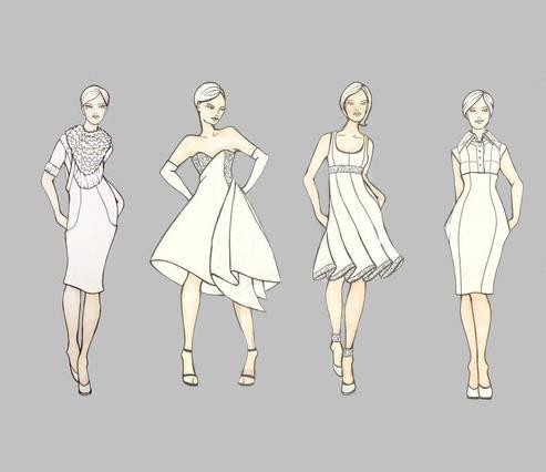 禮服設計稿-婚紗禮服設計-服裝設計