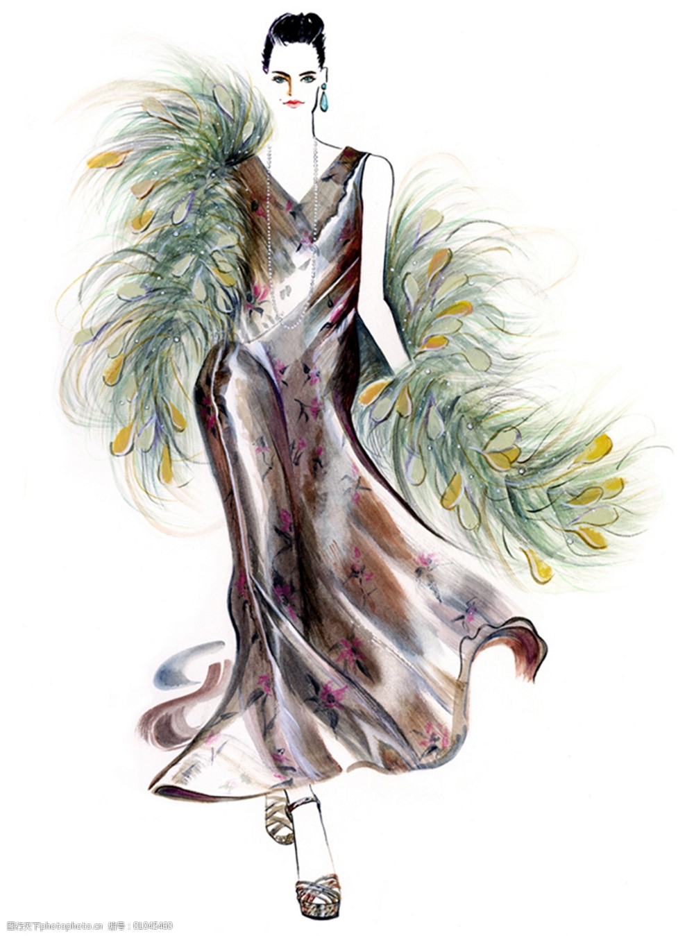 手繪服裝設計一